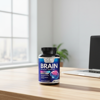 Complément alimentaire de haute qualité, nootropiques, capsules pour booster le cerveau, concentration, concentration accrue, bonne mémoire, capsules pour améliorer le cerveau
