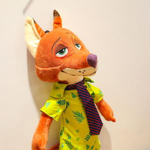 Peluche de zoo 40 cm, poupée <span class=keywords><strong>renard</strong></span> Nick, lapin Judy, jouets en peluche, cadeau pour enfants, poupée pour machine à griffes - Product Image 4