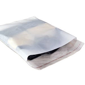 Custom Logo Printing Slide Matte/ Frosted Biodegradable Zipper Plastic Bag Clear Clothing Tshirt Poly Zip Bag With Own Logo