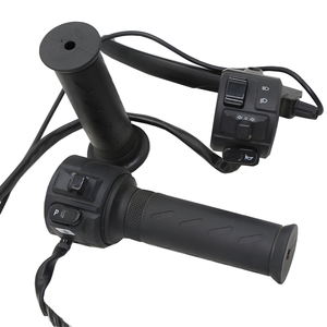 <span class=keywords><strong>Guidon</strong></span> de moto électrique + interrupteur ++ bouton de lumière poignées de direction ebike accélérateur de3 forYadea - Product Image 2