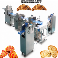 Ligne de production automatique de croissants, machine à pâtisserie croustillante, équipement de fabrication alimentaire, fabricant professionnel Shanghai Binkang