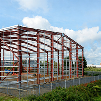 Entrepôt en acier préfabriqué à montage facile, conception extensible, bâtiment de stockage extérieur, OEM ODM CE