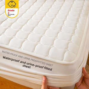 Protector de colchón <span class=keywords><strong>Simmons</strong></span> antideslizante grueso a prueba de polvo todo incluido funda de cama acolchada impermeable hogar cuatro soja hecha sólida - Product Image 5