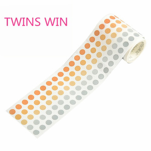 조작하기 쉬운 그라디언트 기본 노트북 장식 스티커 내구성 자체 접착 라운드 코딩 - Product Image 5