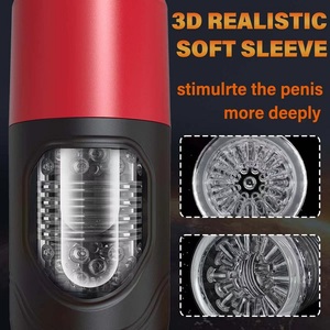 Giocattolo a mani libere del sesso del masturbatore di rotazione telescopica di aspirazione automatica per l'auto-gratificazione dell'uomo - Product Image 6