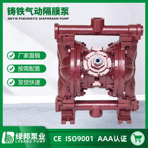 Bomba Neumática de Diafragma de Hierro Fundido Tipo QBY, Bomba de Sumidero de Baja Presión QBY-100 para Agua y Líquidos, Venta Directa de Fábrica - Product Image 3