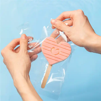 Sac d'emballage de Popsicle en plastique biodégradable imperméable à l'eau de qualité alimentaire pour crème glacée recyclé imprimé personnalisé en gros