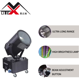 Luz de haz de alta calidad de 2KW, 3KW, 4KW, 5KW para exteriores, para hoteles y edificios, super resistente al agua, tipo <span class=keywords><strong>Sky</strong></span> Rose, luz de búsqueda. - Product Image 2