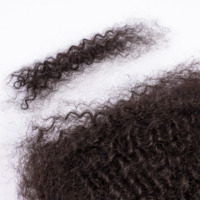 Shoumei 100% cheveux brésiliens bruts en vrac cheveux humains naturels noirs afro crépus en vrac pour Microtwist