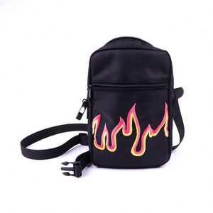 Oemtailor-Bandolera de Nailon Personalizada para Hombre, Bolso de Hombro Oxford Impermeable, Correa Desmontable, Forro de Poliéster con Patrón Geométrico - Product Image 1