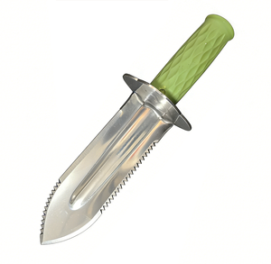 <span class=keywords><strong>Pala</strong></span> Detectora de Acero Inoxidable de Alta Resistencia CHANGLIN con Hoja Dentada Doble, Mango de Goma y Funda de Transporte - 1 Año de Garantía - Product Image 1