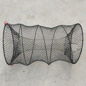 Pièges à écrevisses pliables Appâts vivants Anguille Crevette Crevette Poisson Crabe Filet Pot Homard Loche Torpille Écrevisse Piège Cage en maille - Product Image 4