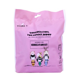 Serviettes hygiéniques menstruelles VCARE pour femmes, culottes de règles super absorbantes avec ailettes, en coton, pour la nuit, écologiques, en tissu recyclé, fabriquées au Japon - Product Image 6