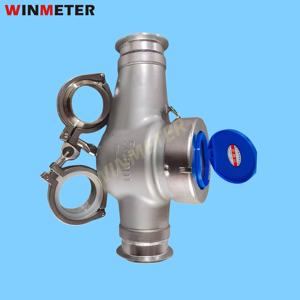 Compteur d'eau DN50 à raccord Tri-Clamp en acier inoxydable 304/316L, certifié CE R160, directement <span class=keywords><strong>de</strong></span> l'usine 150 ℃   Raffinerie <span class=keywords><strong>de</strong></span> lard en promotion - Product Image 3