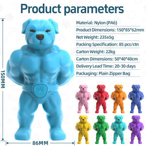 KINYU çevre dostu naylon kas köpek oyuncak katı desen yaratıcı şekil çiğnemek dayanıklı özelleştirilebilir - Product Image 4