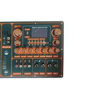 Récepteurs et amplificateurs stéréo numériques Amplificateurs de karaoké à double microphone Haut-parleur Lecteur de musique AC 220V 12V 24V pour 8-12 pouces