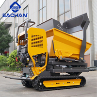 EACHAN Multifunktionaler Mini-Raupendumper für Forstwirtschaft und Gartenbau, Landwirtschaftlicher Raupendumper-Truck