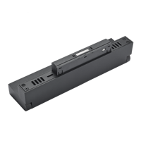 Grille lumineuse pliable moderne ETL CE RCM, système de rail magnétique en aluminium LED intelligent Zigbee, noir et blanc, DC48V, CRI90, pour la maison et le bureau