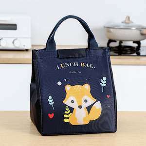 Bolsa Térmica Personalizada para Uso Diario, Nueva Bolsa de Almuerzo Aislada con Diseño de Dibujos Animados para Picnic, Viajes y Conservación de Alimentos - Product Image 1