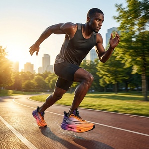 Zapatillas de Running Unisex Yearning para Invierno con Placa de Carbono, Suela de Goma Antideslizante, Forro de Algodón Transpirable y Punta Redonda - Product Image 2