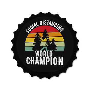 Großhandel kunden spezifische Vintage Metall Zinn Zeichen Retro 35cm runde Bierflaschen verschluss geformte Wand kunst Dekoration - Product Image 2