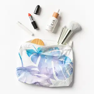 कस्टम निविड़ अंधकार Tyvek छोटी थैली ड्यूपॉन्ट कॉस्मेटिक बैग Tyvek मेकअप पाउच के लिए बिकनी बिकनी बैग समुद्र तट