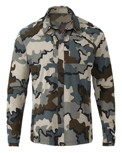 Camiseta de Caza de Lona para Hombre, Transpirable, de Secado Rápido, Táctica, de Manga Larga y Cuello Redondo - Product Image 1