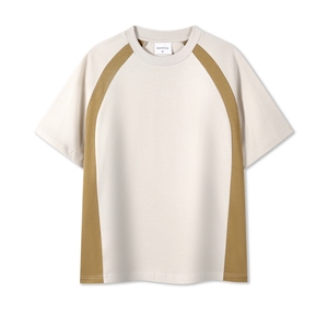 เสื้อยืดคอกลมแขนสั้นทรงแร็กแลนสำหรับผู้ชาย ปี 2024 ผ้าฝ้ายทอ 100% พิมพ์ลายดิจิทัลคุณภาพสูง ทรงโอเวอร์ไซส์ เนื้อผ้าหนา - Product Image 5