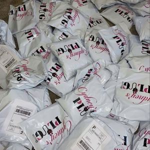 Custom Design Eco-friendly Pink Co-Ex Poly Mailers Shipping Envelopes Mailing Bag for Clothing Factory Wholesale Courier Bag - Product Image 2