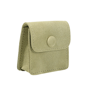 <span class=keywords><strong>Sacco</strong></span> di gioielli in pelle scamosciata in microfibra Premium con blocco a bottone per confezione regalo e protezione da viaggio - Product Image 5