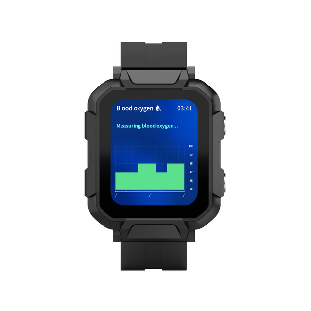Loan Worker Tracking Bracelet GPS 4G Smart Watch AMOLED Display Waterproof Dustproof Activity Tracker Remote Control 4 Days