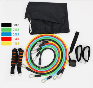 <span class=keywords><strong>Kit</strong></span> de banda de resistencia de látex y juego de tubos con asas de espuma <span class=keywords><strong>para</strong></span> <span class=keywords><strong>ejercicio</strong></span> Abs, 11 Uds., superventas, 2024 - Product Image 2