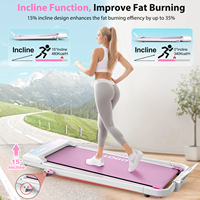 Tapis de Course Électrique 2 en 1 Design, Vente en Gros Usine, Petit Tapis Roulant Pliant Sous Bureau pour la Maison