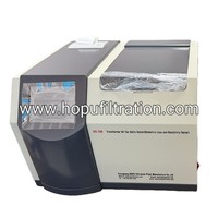 Outil de test du facteur de dissipation d'huile HOPU certifié ISO, instrument de mesure du tangent Delta de l'huile isolante pour test sur site
