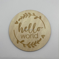 Ornements de Noël en bois, supports vierges en MDF, bois, acrylique, feutre, formes personnalisées, durables pour l'artisanat, décoration suspendue pour les fêtes