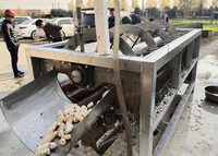 2TPD Automatische Garri Productielijn Cassave Verwerkingsmachine voor Garri Productiefabriek in Nigeria Tapioca Reiniger+Schiller+Friteuse