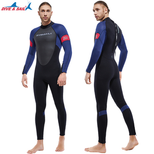 Nouvelle combinaison de plongée à manches longues pour femmes et hommes, combinaison de plongée intégrale en néoprène de 3 mm pour la natation et le surf - Product Image 2