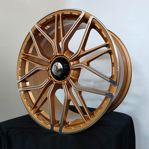 ล้อแม็<span class=keywords><strong>ก</strong></span>ซ์ RimPower Monoblock Forged ขนาด 22 นิ้ว 5x114.3 สีแชมเปญโกลด์ - Product Image 2