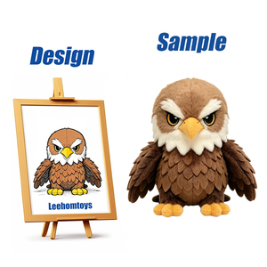 Juguetes de Peluche con Diseño Personalizado Premium, Función de Grabación de Música, Peluche de Águila, Muestra <span class=keywords><strong>Gratis</strong></span> Disponible - Product Image 1