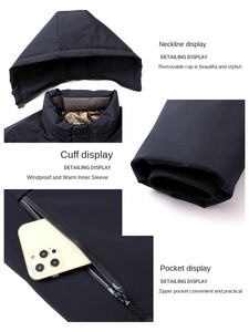 Abrigo Acolchado de Terciopelo para Hombre de Mediana Edad y Mayores, Otoño Invierno 2026 (Chaqueta para Abuelo) - Product Image 3