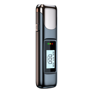 Portable Breathalyzer Alcohol Tester Semi-conductor Sensor <b>5V</b> Lithium Battery Quick Test For Home And Traffic Use - Product Image 1