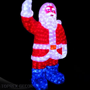 TOPREX Event بسعر الجملة حجم الحياة صوفي بمكانة سانتا كلوز نحت Led حجم كبير سانتا كلوز - Product Image 6