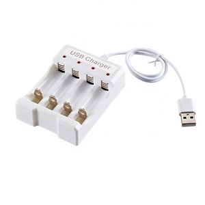 Bmax Brand Custom 4-Slot USB caricabatterie 5W potenza nichel metallo idruro <span class=keywords><strong>1.2V</strong></span> NiMH NiCD DC per batterie AA - Product Image 2
