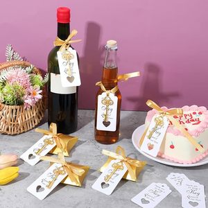 Ouvre-bouteilles vintage en forme <span class=keywords><strong>de</strong></span> clé squelette, ouvre-bouteilles pour cadeaux <span class=keywords><strong>de</strong></span> mariage avec cartes d'invitation et <span class=keywords><strong>clés</strong></span>, souvenirs pour invités en gros - Product Image 3