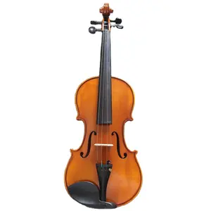 Violín con rana de ébano, pieza trasera de fibra de carbono 3/4 hecha a mano sin terminar, venta al por mayor, tradicional, gran oferta, 4/4