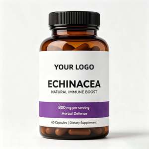 Capsules d'échinacée les plus vendues OEM – Complément alimentaire naturel pur à base de plantes pour soutenir la santé immunitaire et la consommation quotidienne - Product Image 1
