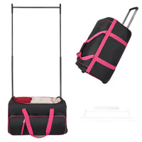 Sac de danse en stock avec trolley à roulettes, rangement pour costumes de scène, grande capacité, studio portable, sac de voyage