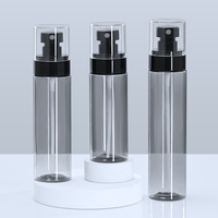 Emballage pour soins de la peau, flacon en plastique PET pour tonique cosmétique, flacon pulvérisateur en plastique à épaule plate pour parfum cosmétique 100/120 ml