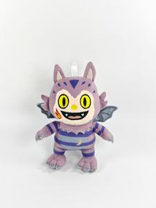 Super doux mignon petit monstre porte-clés dessin animé peluche poupée jouet tissu porte-clés avec remplissage PP coton - Product Image 5