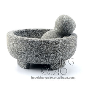 Granito Natural <span class=keywords><strong>Molcajete</strong></span> <span class=keywords><strong>Tejolote</strong></span> Guacamole Mortero y Maja Mexicano <span class=keywords><strong>Molcajete</strong></span> y <span class=keywords><strong>Tejolote</strong></span> con 3 Patas - Product Image 2